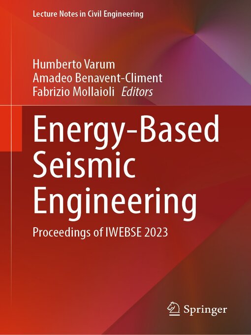 Title details for Energy-Based Seismic Engineering by Humberto Varum - Available